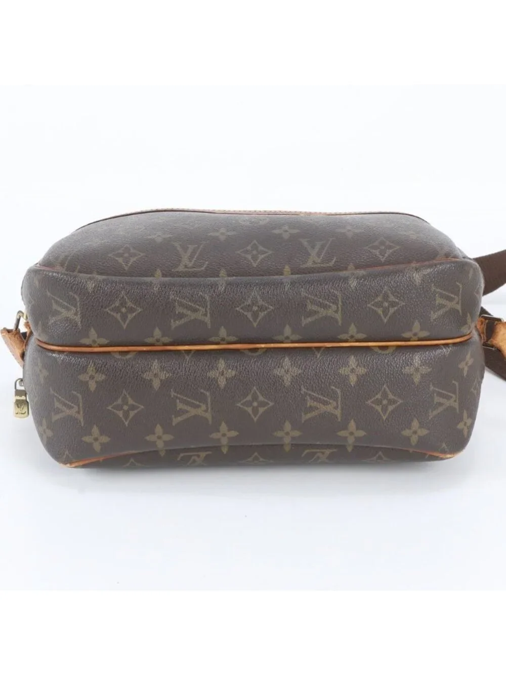 Louis Vuitton Monogram Reporter PM Leather Shoulder Bag Crossbody Messenger